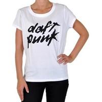 Eleven Paris T-Shirt Daft Punk Logo W Ts White women\'s T shirt in white