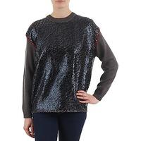 eleven paris twiggy women womens sweater in grey