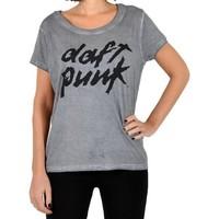 Eleven Paris T-Shirt Daft Punk Logo W Ts Grey women\'s T shirt in grey