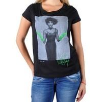 Eleven Paris T-Shirt Whitney Gloves WTS Noir women\'s T shirt in black