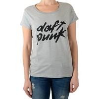 Eleven Paris T-Shirt Daft Punk Logo W Ts Grey Mottled women\'s T shirt in grey