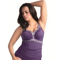 Elomi Madeira, Aubergine Madeira Ruched Tankini