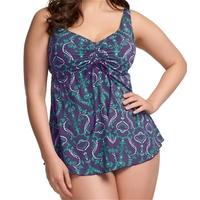 Elomi Rumoi, Aubergine Rumoi Flared Tankini