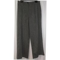 Elvi Size L Grey Tailored Trousers Elvie - Size: L - Grey - Trousers