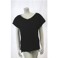 Elemente Clemente Size S Black Textured Top Elemente Clemente - Size: S - Black - T-Shirt