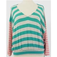 Ella Moss Size S Multi-coloured Striped T-Shirt