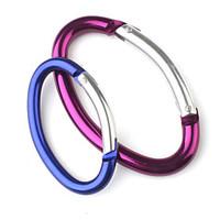 Elliptical Aluminum Carabiner (Random Color)