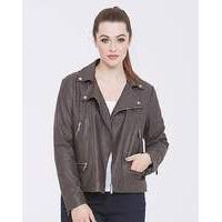 Elvi Charcoal Biker Jacket