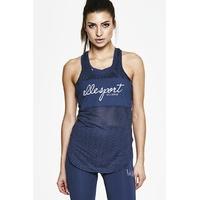 ELLESPORT USHAIYA CARBON STYLED MESH SPORTS TANK