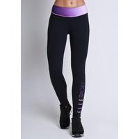 ELLESPORT royal grape printed tight with waist pipe