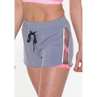 ELLESPORT Woven Double Layer Short with Soft Blurred Side Panels