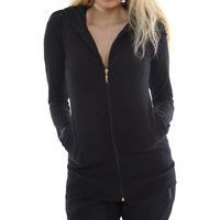 ellesport ushaiya longline hooded sports jacket