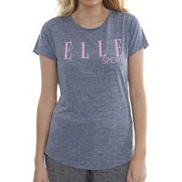 ellesport ushaiya carbon scoop neck short sleeve throw on tee