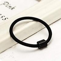 elastic rope black hair bands rubber band