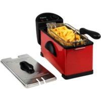 Elgento E17001R Stainless Steel Fryer Red