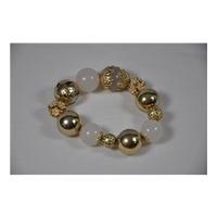 Elasticated bracelet. unknown - Size: Medium - Metallics