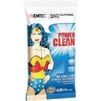 Emtec Wonder Woman Multi-Surface Wipes (50 Pack)