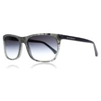Emporio Armani 4056 Sunglasses Matte Striped Grey 55518G 57mm