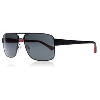 Emporio Armani 2002 Sunglasses Matte Black / Matte Red 300187 57mm