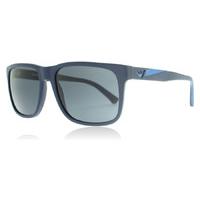 emporio armani 4071 sunglasses matte blue 550487 56mm