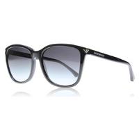 emporio armani 4060 50178g sunglasses shiny black 50178g