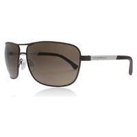 Emporio Armani EA2033 Sunglasses Brown Rubber 313273 64mm