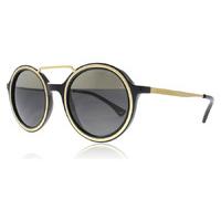 Emporio Armani EA4062 Sunglasses Black/Pale Gold 50171Z 49mm