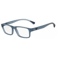 emporio armani ea3088 5535 matte transparent blue