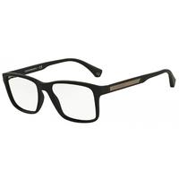 emporio armani ea3055 5063 black rubber