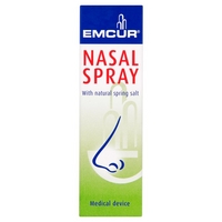 Emcur Nasal Spray with Natural Spring Salt - 20ml