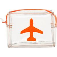 emma lomax sos bag clear orange plane large