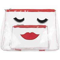 Emma Lomax Clear Washbag/Make-Up Bag Set