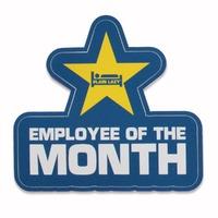 EMPLOYEE OF THE MONTH STICKER