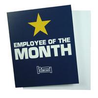 employee of the month greetings card