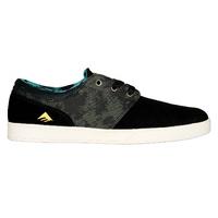 Emerica Figueroa x Harsh Toke Skate Shoes - Black/Green