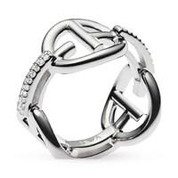 Emporio Armani Ladies White Ring. Ring Size 8