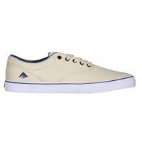 Emerica Provost Slim Vulc Skate Shoes - White/Blue