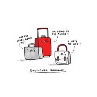 Emotional Baggage | Bon Voyage Card | OD1015
