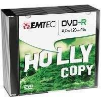 Emtec DVD Disc Recordable 4.7GB 16x Jewel Case (10 Pack)