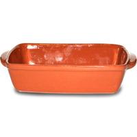 Emilio Terracotta Rock Hard Rectangular Dish 24 x 13cm