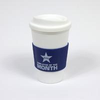 employee of the month blue americano travel mug