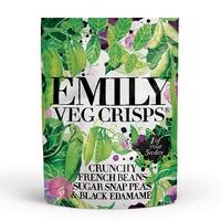 emily vegetable crisps spring greens 23g 23g green