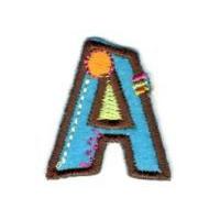 Embroidered Alphabet Iron On Mot...