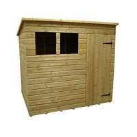Empire 10ft x 6ft (3.04m x 1.82m) Pent Shed with 2 Windows and Door on Front Panel