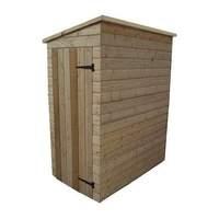 empire 3ft x 7ft 091m x 213m windowless pent shed with door on end pan ...