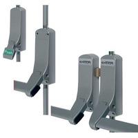 emergency exit rebated double door push bars with vertical shoot bolts