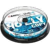 Emtec DVD Disc Recordable 4.7GB 16x Cake Case (10 Pack)