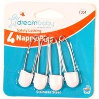 emmay nappy pins safety locking 4 pack