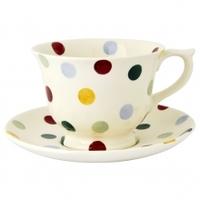 Emma Bridgewater Polka Dot Large Teacup & Saucer