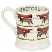 Emma Bridgewater Farmyard Animals 1/2PT Mug, Hereford, 1/2 Pint